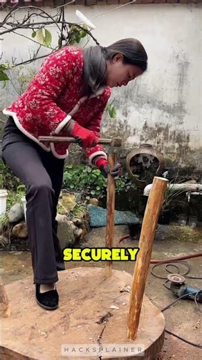 She Makes a Simple DIY Wooden Table so Easily! 😮