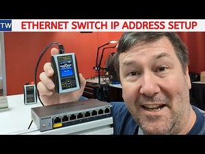 Setting the Initial IP Address of a Managed Ethernet Switch
