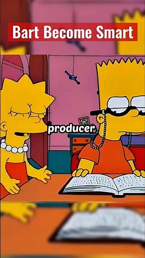 Bart Simpson becomes a GENIUS in 5 seconds 😭'I'm a genius!' – then the paranoia hits 😂#Simpsons