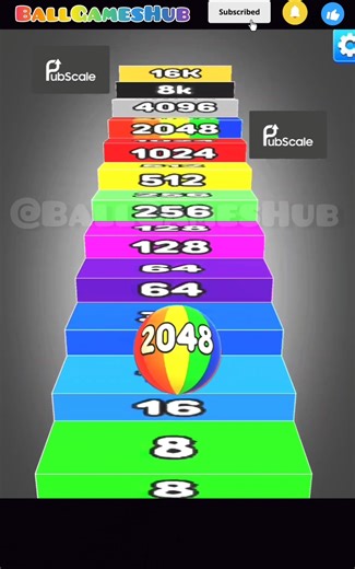 Number Ball 3D Merge MASTER #shorts