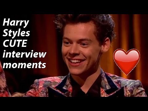 Harry Styles cute interview moments