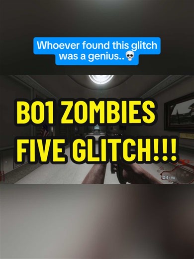 Whoever found this glitch was a genius 👀 (via: u/@Turned) #bo1 #cod #codzombies #blackopszombies #fyp