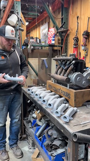 1.4K views · 213 reactions | Just made up a large batch of Excelsior / Henderson & Ace manifolds. #competitiondistributing #antiqueoutlaws #vintage #hendersonmotorcycles #acemotorcycle | Competition Distributing | Facebook
