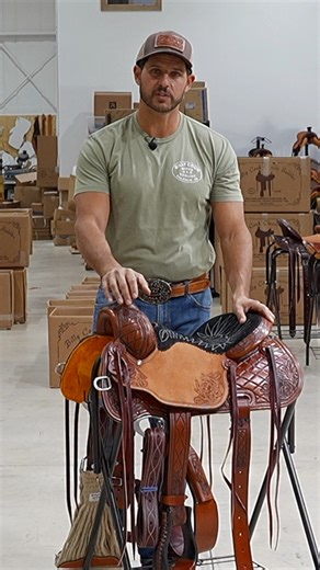 Build your custom Genuine Billy Cook Saddle from the ground up with the fit, the feel, and the look you want. Choose your Style, leather, tooling, seat style, color, and details to create a saddle that fits both you and your horse perfectly. genuinebillycook.com #saddle #customsaddle #tack #horses | Genuine Billy Cook