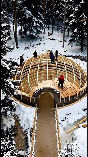 Building a Hobbit Home in the Mountains 🏔️ | Timelapse