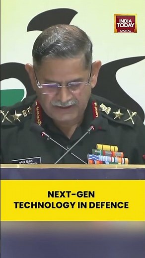 COAS Gen Upendra Dwivedi on Technology 7.0 & #modernwarfare Integration | India Today