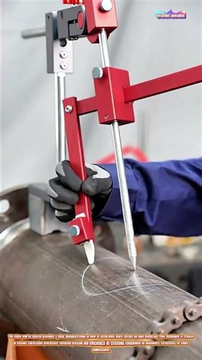 The Art of Circle Marking on Pipe Materials