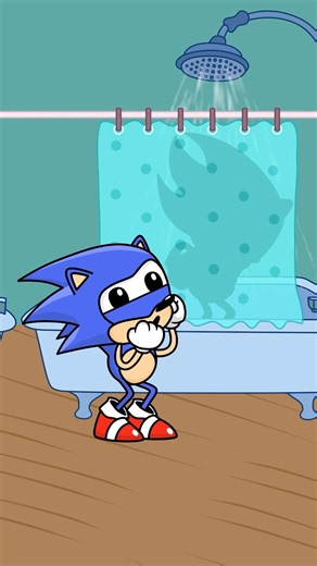 Looking for Amy Rose in the bathroom? - Sonic Edition
