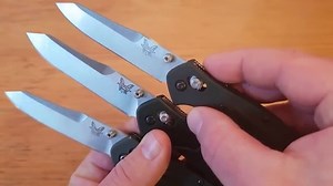 Watch Benchmade - 940-2 Knife, Reverse Tanto, G10 Handle on Amazon Live