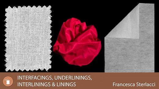 Interfacings, Underlinings, Interlinings & Linings