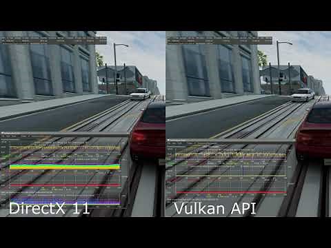 BeamNG 0.28 - DirectX 11 vs Vulkan API on a RX 7900XT 20GB