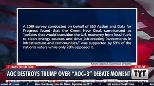 111K views · 773 reactions | AOC's PERFECT Response to Trump's "AOC+3" Debate Moment | The Young Turks | Facebook