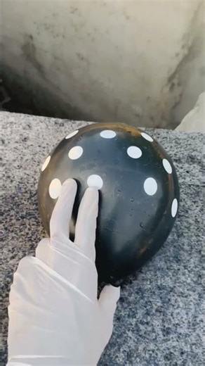 Experiment: Will a water balloon explode if it rolls down from a tall building? 💥🎈 #balloon