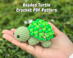 Beaded Fidget Turtle Crochet Pattern, Turtle Crochet Pattern, Crochet Fidget Toy, Beaded Crochet Pattern, Turtle Amigurumi, Fidget Crochet - Etsy