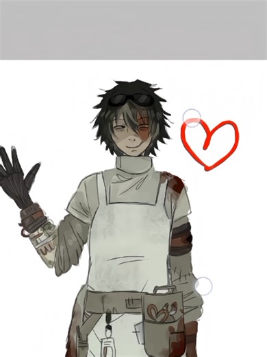 Drawing Redesign of Vincent from Deathplate