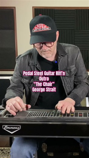 Pedal Steel Guitar Riff'n Outro "The Chair" George Strait #shorts #tutorial #pedalsteelguitar