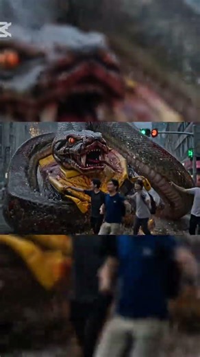 A Bus-Sized Python Attacks the City!