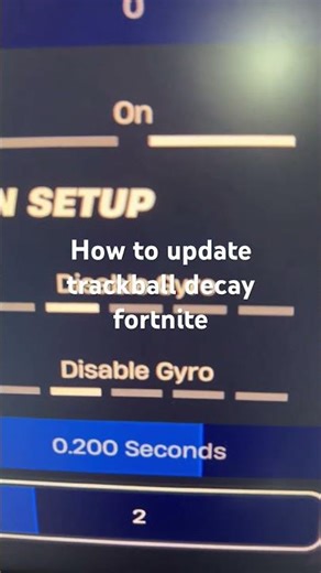 How to update trackball decay fortnite