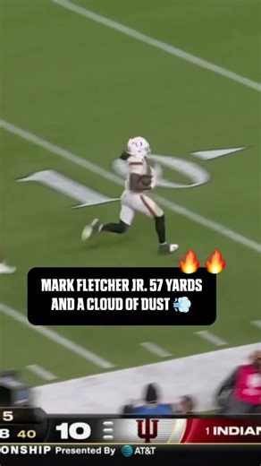 MARK FLETCHER 57-YARD TD Miami Hurricanes Indiana in National Championship #collegefootballplayoff