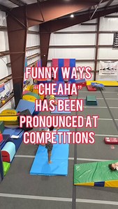 They may not get the name right… but they’ll never forget the team. 💪✨ Chee-haw, Cha-hay-hay, Cheer-ha — we’ve heard it all! Tell us your funniest version ⬇️ | Cheaha Cheer & Tumble