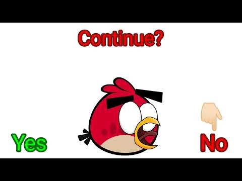 Angry Birds Classic (Android Bootleg) Continue And Game Over