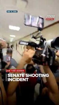 MOMENT: Gunshots heard at Senate where Dela Rosa is holed up | ANC
