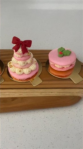 🎄#macaron #macaroni #christmasdessert #christmas #christmastree #tree #baking #macaronirecipe #cute