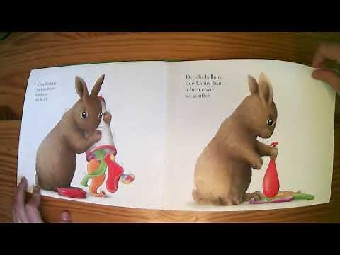 French book reading for kids: Lapin brun aime les formes