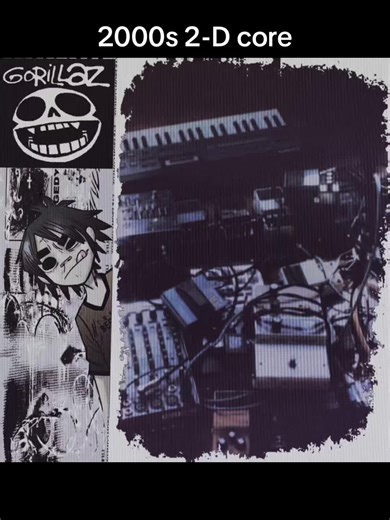 ── ⟢ 📹 ⸝⸝ #gorillaz #2000s #y2k #rareaesthetic #stuartpot | gorillaz 2d