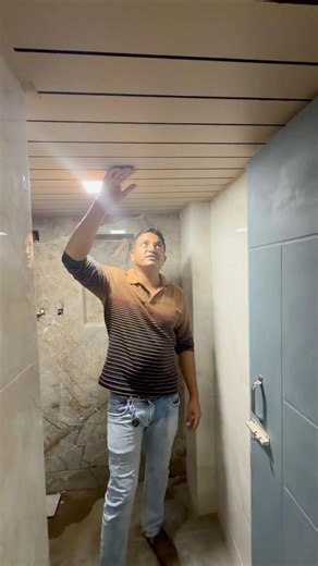 How to do Bathroom ceiling design ideas !! #bathroom #interiordesign #shorts #viral