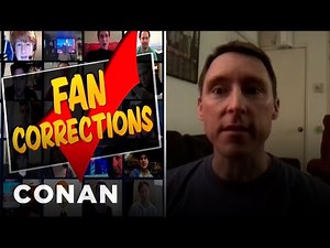 Fan Correction: That's Not Where "The Big Bang Theory" Tapes! | CONAN on TBS