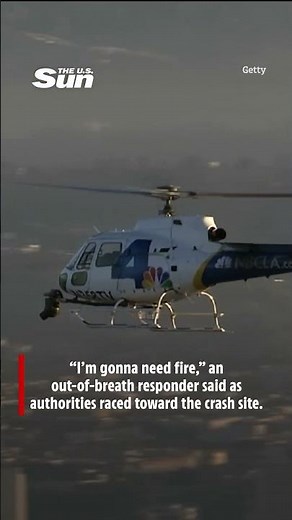 Chilling audio reveals response after helicopter crash | The US Sun