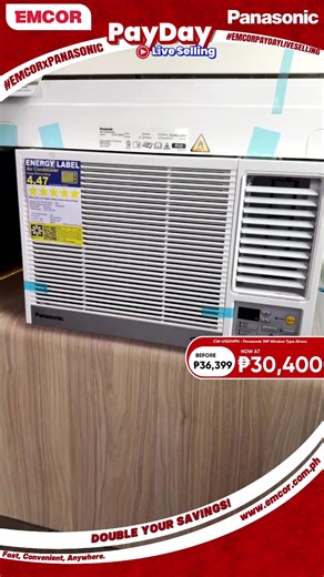 Today’s live is super special kasi ibibida natin ang top-selling Panasonic products na siguradong sulit sa bulsa at swak sa budget! At eto pa, mas exciting kasi may bigger discounts tayo ngayong live! Pwede na ninyong gamitin ang voucher code PANA500 sa bawat pagbili ng kahit anong Panasonic product. Pero wait, may bonus pa talaga! DAHIL May extra voucher code pa si Panasonic — ang PANA1000 — na pwede n’yo gamitin kapag bibili kayo ng mga refrigerator and freezer! Check them out here: https://em