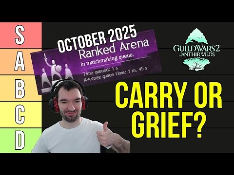 What's The BEST Solo Q Ranked PvP Build in October 2025 in GW2?