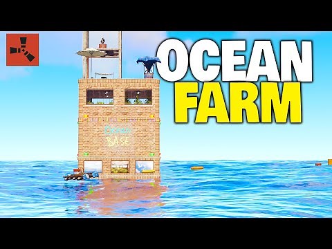 I Built a Farm in the Middle of the Ocean - Rust