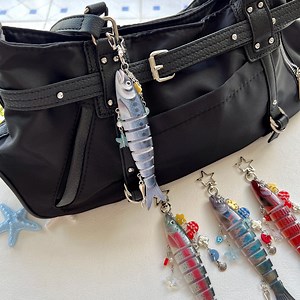 Personalized Fish Keychain With Letter, Y2K Fish Charm Bag Decoration, Cute Fish Lure Key Chain, Handmade Fishing Key Holder, Unique Gift - Etsy