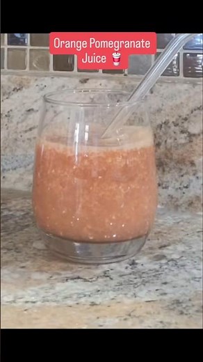 Healthy Orange Pomegranate Juice 🍊 - Refreshing Healthy Juice #juice #viral #shorts #healthy