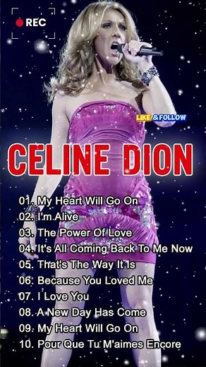 Celine Dion Greatest Hits Full Album #celinedion