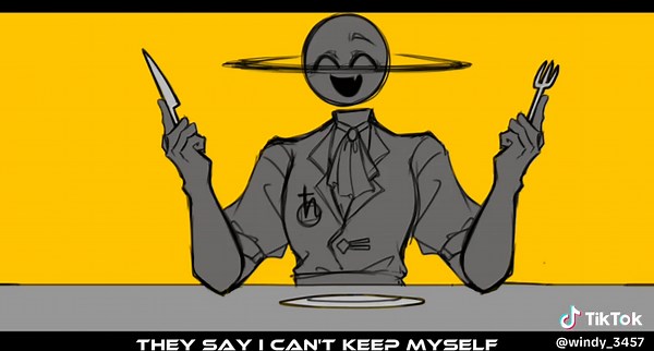 Cannibal Saturn - Unique Digital Art Creation