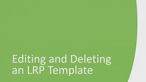 doTERRA Virtual Office Training: Editing and Deleting an LRP Template