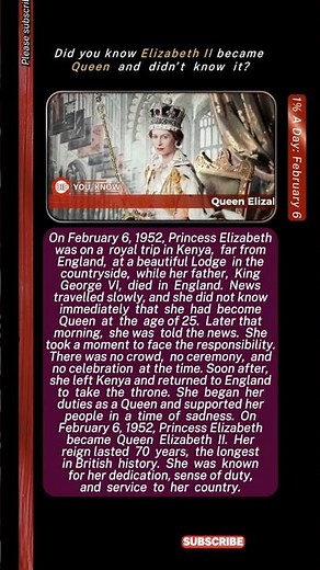 She Didn't Know Her Father Died and She Was Queen