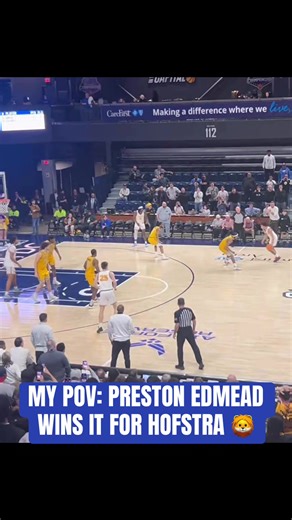 Preston Edmead Lifts Hofstra to Victory Over Towson