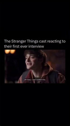 Unreplied Love Stories | A video of the Stranger Things cast reacting to their very first interviews as kids is hitting fans right in the emotions. Watching them... | Instagram