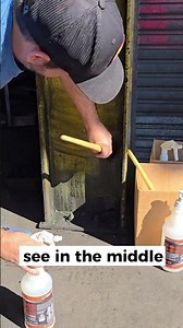 M365 Degreaser Cleans Metal Beam at Bus Yard | Heavy Oil & Hydraulic Fluid Removal