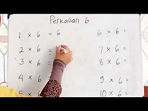 Belajar Matematika Perkalian 6 menggunakan Jarimatika Part 1