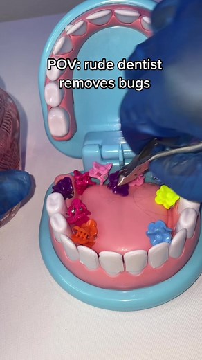 Unsettling ASMR: Rude Dentist Removes Bugs #ASMR #Dentist