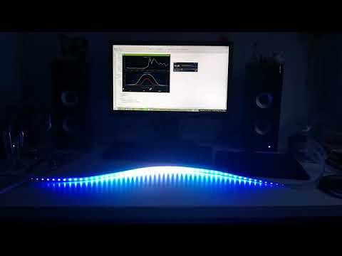 audio reactive lighting using Wemos D1 Mini Pro + WS2813 LED strip (60/m) #1