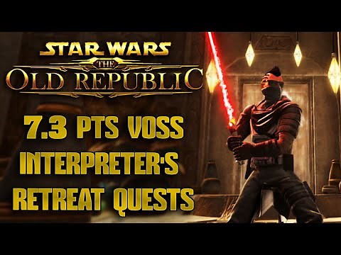SWTOR - 7.3 PTS Voss Interpreter's Retreat Missions & Quests NEW AREA (Walkthrough/Guide)