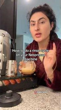How to do a rinse cycle on your Nespresso machine