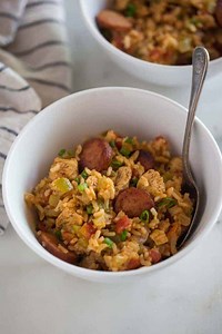 Instant Pot Chicken and Sausage Jambalaya - Tastes Better from Scratch